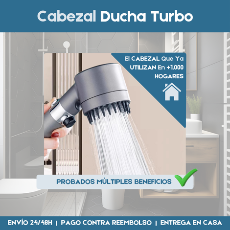 Cabezal Ducha Turbo